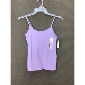 Time And Tru Womens Size S (4-6) Lilac Cami Tank Top Adjustable Strap